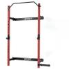 Folding Wall Mounted Squat Rack, Multi-Functional Power Rack for Home Gym Small Spaces, 1000 Pounds Capacity Foldable Squat Rack with Attachments, 2.36" x 2.36" Space Saving Power Cage view 1