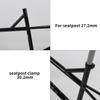 BSFHQS 451 BMX Bike Frame Road Bike Frameset 700C Cr-Mo Steel Bike Frame 38cm 42cm Disk Brake Frame Quick Release Frame 100/135mm Internal Routing BSA BB68mm(Burgundy,38cm) view 4