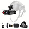 Miasazyr Head Mounted Night Vision Goggles, 4K Night Vision Binoculars for Adults, 984FT Digital Infrared Night Vision with 3D Vision Effect & 8 X Zoom for Camping view 1