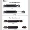 10L0L Golf Cart Front and Rear Shocks and Heavy Duty Rear 4-Leaf Spring Kit for Club Car DS G&E 1988-up Golf Cart view 4