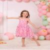Baby Girl Birthday Dress Sleeveless Backless Princess Tutu Dress Toddler Cake Smash Party Photo Shoot Tulle Dresses Pink mesh 2-3 Years view 3