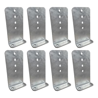 A.A 8 Pack 10" Galvanized L-Type Boat Trailer Bunk Bracket, Heavy Duty (8 Pack)