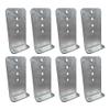 A.A 8 Pack 10" Galvanized L-Type Boat Trailer Bunk Bracket, Heavy Duty (8 Pack) view 1