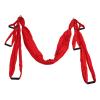 Aerial Yoga Swing Set, Adjustable Polyester Cotton Yoga Hammock for Improved Flexibility and Enhanced Fitness Experience for Air Yoga Inversion Fitness (Red) view 1