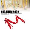 Aerial Yoga Swing Set, Adjustable Polyester Cotton Yoga Hammock for Improved Flexibility and Enhanced Fitness Experience for Air Yoga Inversion Fitness (Red) view 3