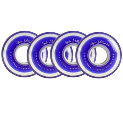 Labeda Millennium Gripper Purple Roller Hockey Inline Wheels 59mm X-Soft 4 Pack