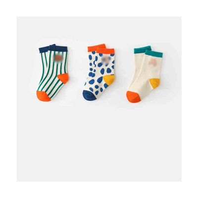 CEUMEA Hiking Socks Baby Socks Non Slip Grip Ankle Sock Autumn Boys Mid-Tube Socks for Boys Socks 3 Pairs Walking Socks