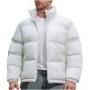 Sdeycui Men's Winter Thicken Puffer Jacket Warm Down Coats Cotton Padded Stand Collar Outdoor Waterproof Bubble Coat view 1