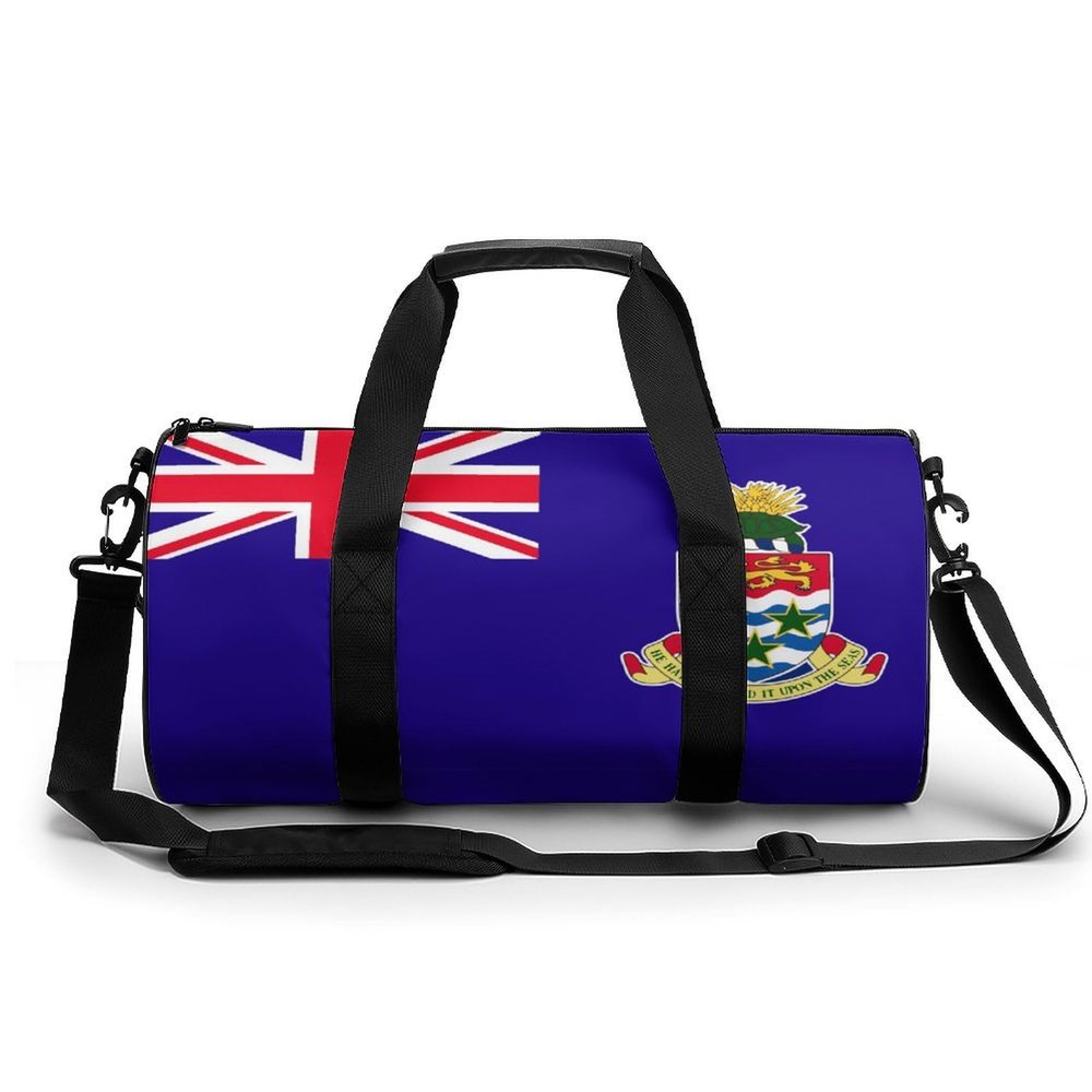 Cayman Lslands Flag Gym Duffel for Men Women Dry Wet Separation Sports Weekender Tote