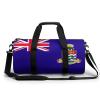 Cayman Lslands Flag Gym Duffel for Men Women Dry Wet Separation Sports Weekender Tote view 1