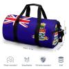 Cayman Lslands Flag Gym Duffel for Men Women Dry Wet Separation Sports Weekender Tote view 2