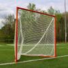 CRANKSHOOTER High School Lacrosse Goal, 6x6x7', 6mm White or Black Net Included (White) view 1