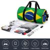 Brazil Flag Large Gym Duffel Bag with Wet Pocket for Men Women Travel Workout view 4