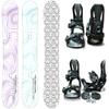 Altitude Women's VENTURESS Beginner Snowboard Package with Rider S/M BINDINGS (Black) Sizes: 6.5-9 (Teal, 145CM) view 1