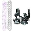 Altitude Women's VENTURESS Beginner Snowboard Package with Rider S/M BINDINGS (Black) Sizes: 6.5-9 (Teal, 145CM) view 3