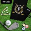Wolf Golf Towels Monogrammed Personalized Golf Towel | Custom Golf Towels for Golf Bags for Men or Women view 4