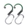 GEAR AID HEROCLIP Carabiner Clip and Hook (Mini) for Travel, Luggage, Purse and Small Bags, Forest Green, 2 Pack view 1