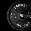 35 lb Weight Plate Pair from Barbell Standard | Powder Coated & Extremely Durable | Fits 2" Olympic StandardBars | 2% Tolerance Guarantee view 2