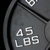 130 lb Weight Plate Set from Barbell Standard | Powder Coated & Extremely Durable | Fits 2" Olympic StandardBars | 2% Tolerance Guarantee view 2