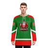 Onegam Custom Christmas Hockey Jersey for Men Women Youth, Santa Claus Ice Hockey Practice Uniform Sports Training Outfit view 2
