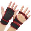 PATIKIL Workout Gloves, Weight Lifting Gloves for Men and Women, Gym Gloves for Cycling Sports Training Fitness, Size M, Red view 1