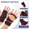 PATIKIL Workout Gloves, Weight Lifting Gloves for Men and Women, Gym Gloves for Cycling Sports Training Fitness, Size M, Red view 3