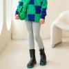 Youth Girl Winter Sweatpants Kids Cotton Fleece Lined Warm Ankle Leggings Stretchy Leggings for (GY2, 8-9 Years) view 3