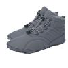 ODIPON Men's Winter Hiking Shoes Barefoot Boots, Warm Snow Boots, Barefoot Boots, Wide Waterproof Hiking Boots, Naked Boots (Gray,11) view 1