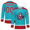 Onegam Custom Christmas Hockey Jersey for Men Women Youth, Santa Claus Ice Hockey Practice Uniform Sports Training Outfit view 1
