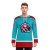 Onegam Custom Christmas Hockey Jersey for Men Women Youth, Santa Claus Ice Hockey Practice Uniform Sports Training Outfit view 2