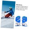 WRITWAA 1pair Boy Girl Ski Gloves Lightweight Cycling Gloves for Boy Girl Outdoor Riding for Sports and Activities view 2