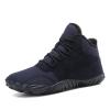 WBHGDWQP Men's Winter Snow Boots Comfortable Warm Plush Lined Outdoor Non-Slip Winter Boots Men's Lightweight Hiking Boots (Dark Blue,6) view 1