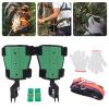 LEYSRIS Tree Climbing Spike Set with Gloves and Foot Straps, Steel Climbing Tool Set Tree Climbing Gears for Climbing, Sports, Working view 2