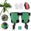 LEYSRIS Tree Climbing Spike Set with Gloves and Foot Straps, Steel Climbing Tool Set Tree Climbing Gears for Climbing, Sports, Working view 4