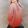 GAANBODI Hoodies for Teen Girls Cute Trendy Preppy Hooded Pocket Sweatshirts Long Sleeve Gradient Shirts Pullover 01-Red 7-8 Years view 2