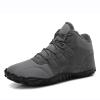WBHGDWQP Men's Winter Snow Boots Comfortable Warm Plush Lined Outdoor Non-Slip Winter Boots Men's Lightweight Hiking Boots (Gray,11) view 1