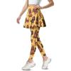 WHUVUMFY Women Athletic Skirts with Leggings Soft Dachshund Skorts Leggings Running Outdoor Workout Skorts with Pockets view 2