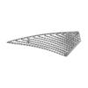 Square Twisted Frame Insert for 20" Lowrider Bike Frames, Chrome view 3