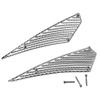 Square Twisted Frame Insert for 20" Lowrider Bike Frames, Chrome view 4