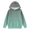 GAANBODI Hoodies for Teen Girls Cute Trendy Preppy Hooded Pocket Sweatshirts Long Sleeve Gradient Shirts Pullover 01-Green 13-14 Years view 3