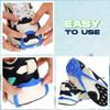 Universal Non-Slip Gripper Spikes, 2026 Upgrade Universal Gripper Spikes Non Slip Shoe Grips, Traction Cleats Ice Snow Grips Anti Slip Silicone for Hiking Walking Climbing FishingRed+Blue, Child view 4