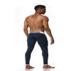 JOCKMAIL Men's Thermal Underwear Pants Mens Cotton Underwear Thermal Leggings Base Layer Bottoms (US, Alpha, Medium, Regular, Regular, Navy+Navy) view 3