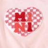 BeQeuewll Baby Girl Valentines Day Outfit Long Sleeve Heart Checkerboard Print Sweatshirt Plaid Pants 2Pcs Valentine Clothes (Mini Pink, 0-6 Months) view 3