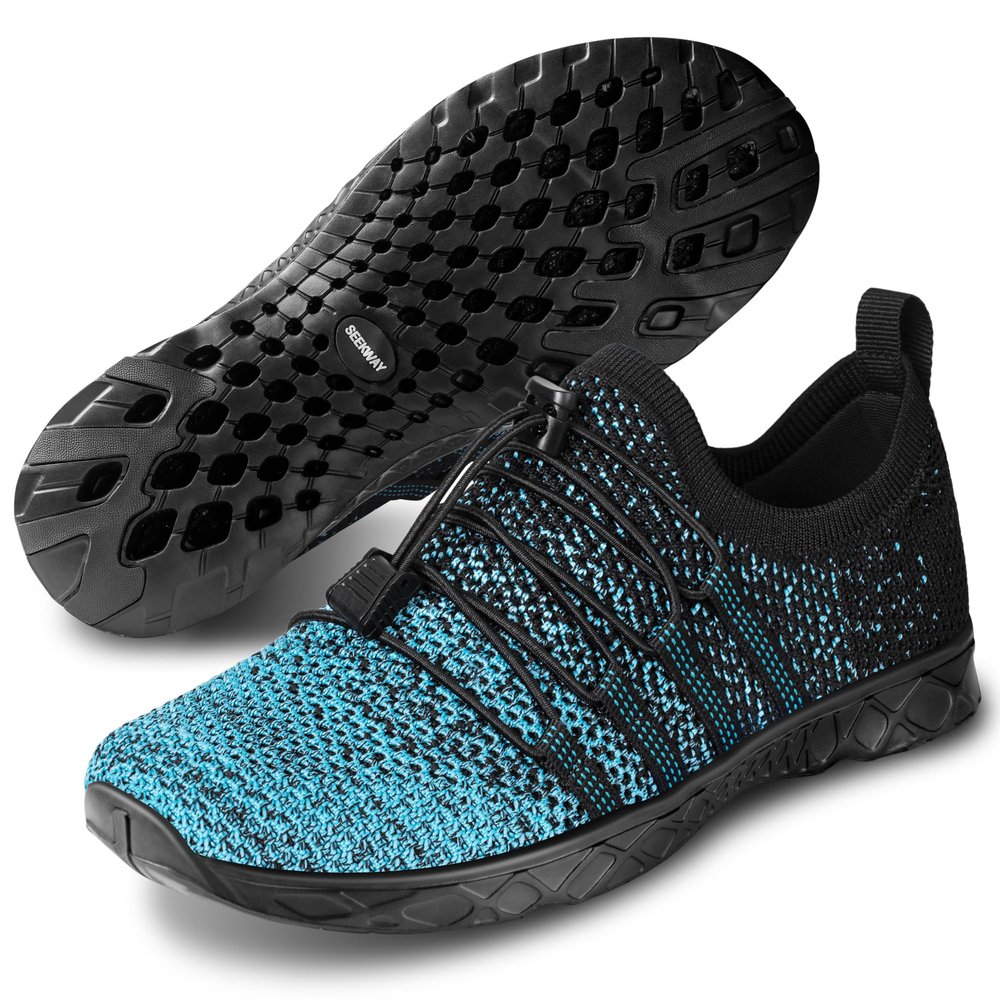 SEEKWAY Mens Womens Water Shoes Quick Dry Aqua Shoes Barefoot for Beach Surf Hiking Pool Water Sports