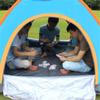 BESPORTBLE Automatic Folding Tent for 2 Compact Double Person Beach Camping Tent Glass Fiber Rods Two-Door Ventilation Perfect for Random Color view 4