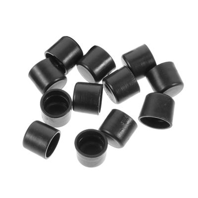 OHPHCALL 12pcs Foosball End Caps Durable Plastic Safety Caps for Rods Easy to Install Foosball Table Pole Covers Replacement for Standard Tables