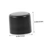 OHPHCALL 12pcs Foosball End Caps Durable Plastic Safety Caps for Rods Easy to Install Foosball Table Pole Covers Replacement for Standard Tables view 2