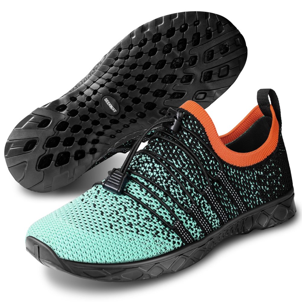 SEEKWAY Mens Womens Water Shoes Quick Dry Aqua Shoes Barefoot for Beach Surf Hiking Pool Water Sports