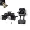 Night Vision Goggles NVG Mount for L4 G24 NVG Metal Helmet Mount +Dual Binocular Bridge Night Vision Mount for PVS 14 (Black) view 1