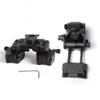 Night Vision Goggles NVG Mount for L4 G24 NVG Metal Helmet Mount +Dual Binocular Bridge Night Vision Mount for PVS 14 (Black) view 3